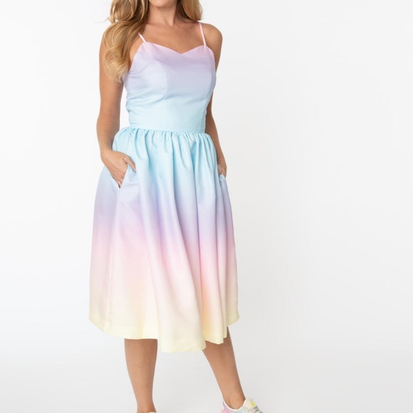 NEVER WORN, Ombré Rainbow Dress - Picture 3 of 3